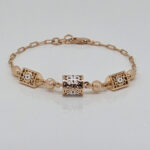 SILVER FANCY CHAIN BRACELET 92.5