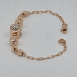 SILVER FANCY CHAIN BRACELET 92.5