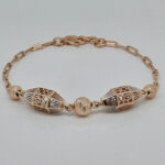 SILVER FANCY CHAIN BRACELET 92.5