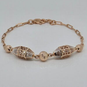 SILVER FANCY CHAIN BRACELET 92.5