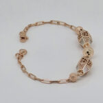 SILVER FANCY CHAIN BRACELET 92.5