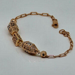 SILVER FANCY CHAIN BRACELET 92.5