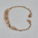 SILVER FANCY CHAIN BRACELET 92.5