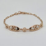 SILVER FANCY CHAIN BRACELET 92.5