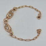 SILVER FANCY CHAIN BRACELET 92.5