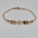 SILVER FANCY CHAIN BRACELET 92.5