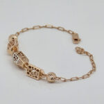 SILVER FANCY CHAIN BRACELET 92.5