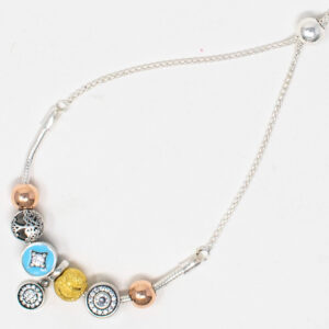 SILVER ADJUSTABLE CHAIN BRACELET92.5