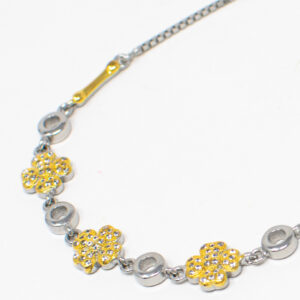 SILVER ADJUSTABLE CHAIN BRACELET92.5