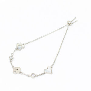 SILVER ADJUSTABLE CHAIN BRACELET92.5