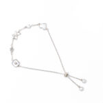 SILVER ADJUSTABLE CHAIN BRACELET92.5