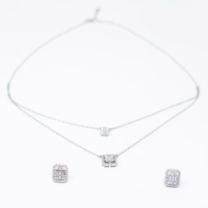 SILVER NECKLACE SET 92.5