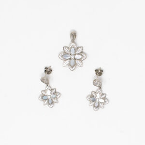 SILVER PENDANT SET 92.5