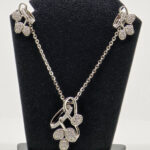 SILVER CAHIN PENDANT SET 92.5