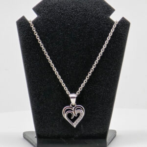 HEART PENDANT SILVER 92.5