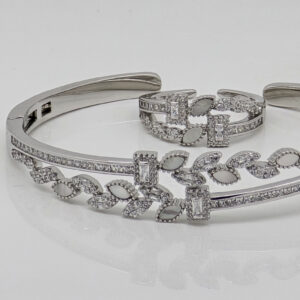 Silver Kada Bracelet Ring 92.5