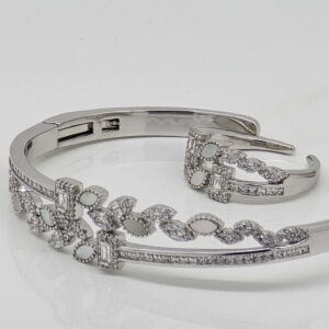 Silver Kada Bracelet Ring 92.5