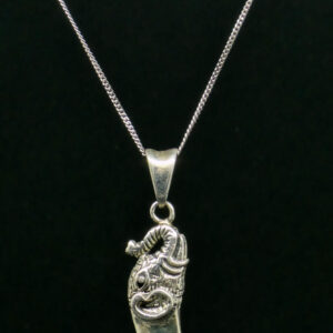 TIGER TOOTH PENDANT SILVER 92.5