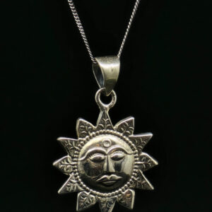 SUN PENDANT SILVER 92.5