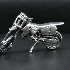 DIRT BIKE PENDANT SILVER 92.5