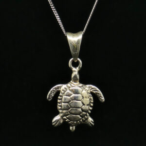 TORTOISE PENDANT SILVER 92.5