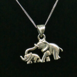 ELEPHANT PENDANT SILVER 92.5