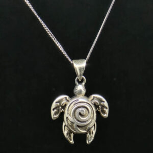 TORTOISE PENDANT SILVER 92.5