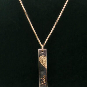 NAME PENDANT SILVER 92.5