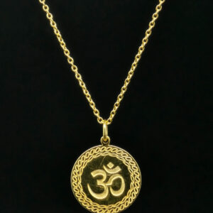 OM CHAIN PENDANT SILVER 92.5