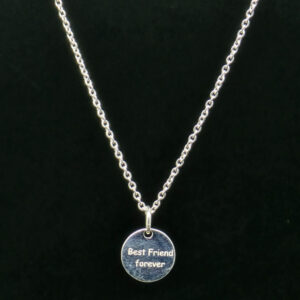 BEST FRIEND CHAIN PENDANT SILVER 92.5