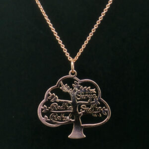 TREE NAME CHAIN PENDANT SILVER 92.5
