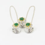 EMERALD SILVER BUTTON