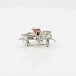 FLOWER BROOCH SILVER 92.5