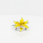 FLOWER BROOCH SILVER 92.5