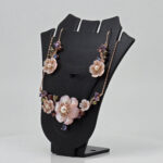 MOP PENDANT SET SILVER 92.5