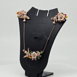 MOP PENDANT SET SILVER 92.5