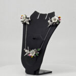 MOP PENDANT SET SILVER 92.5