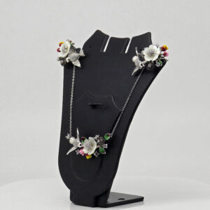 MOP PENDANT SET SILVER 92.5