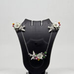 MOP PENDANT SET SILVER 92.5