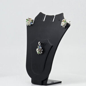 MOP PENDANT SET SILVER 92.5