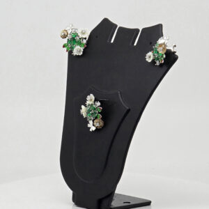 MOP PENDANT SET SILVER 92.5