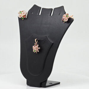 MOP PENDANT SET SILVER 92.5