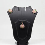 MOP PENDANT SET SILVER 92.5