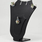 MOP PENDANT SET SILVER 92.5