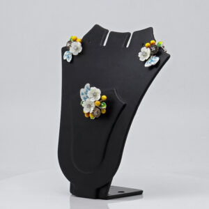 MOP PENDANT SET SILVER 92.5