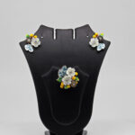 MOP PENDANT SET SILVER 92.5