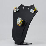 MOP PENDANT SET SILVER 92.5