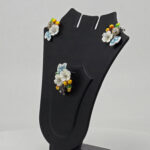 MOP PENDANT SET SILVER 92.5