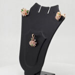 MOP PENDANT SET SILVER 92.5