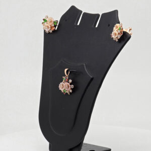 MOP PENDANT SET SILVER 92.5